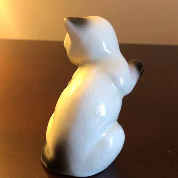 Vintage Siamese Cat / Kitten Figurine Japan - Picture 3 of 6